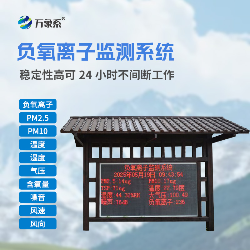 從數(shù)據(jù)到行動：負氧離子生態(tài)環(huán)境監(jiān)測系統(tǒng)如何推動環(huán)境保護？