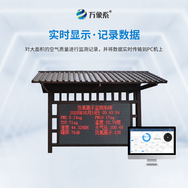 景區負氧離子監測系統，如何量化清新感受？